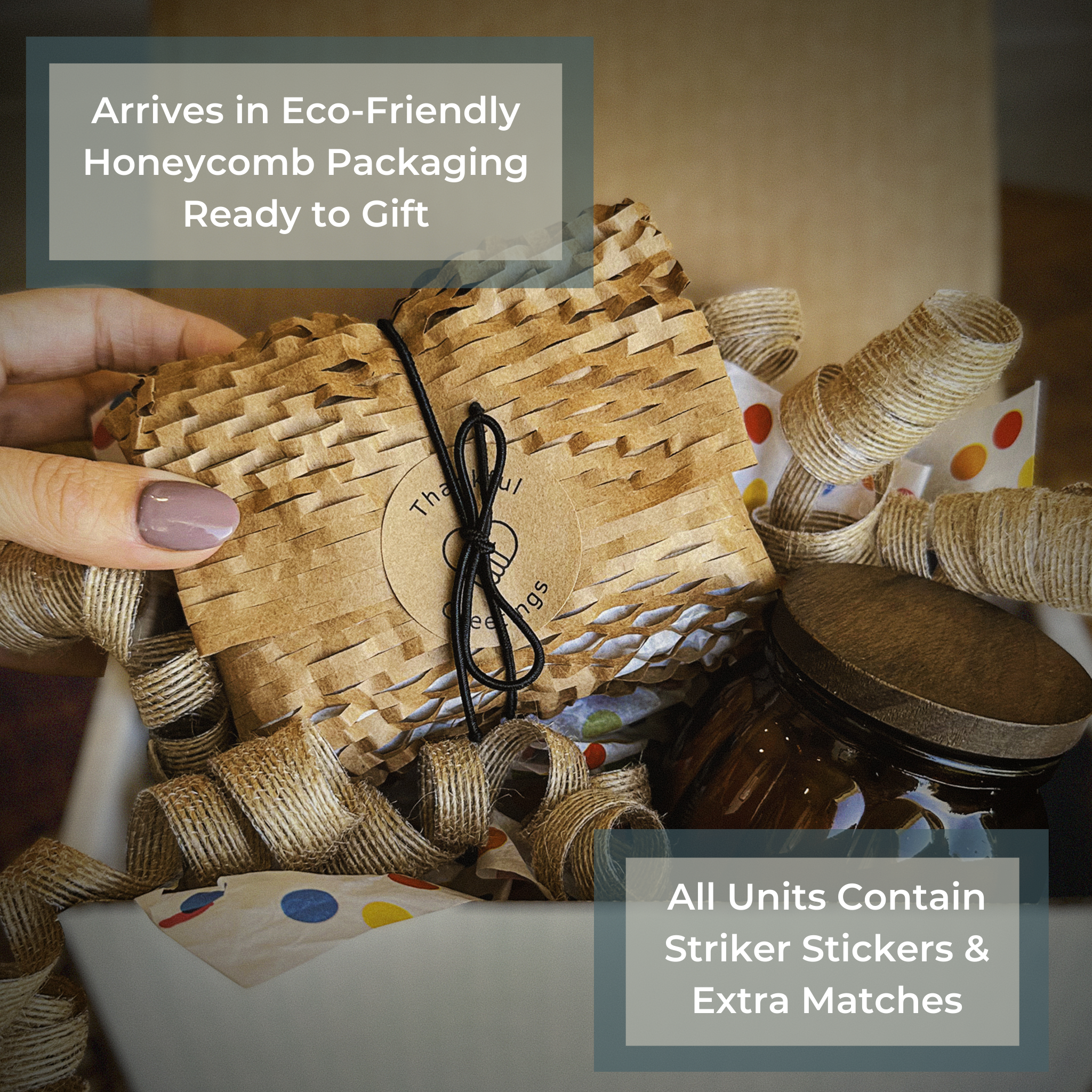 2" Brown Tip Safety Matches in 3 Small Bottles